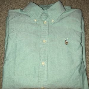 Ralph Lauren Green button down cotton shirt W